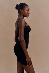 Jocelyn Backless Shapewear Mini Dress - Black