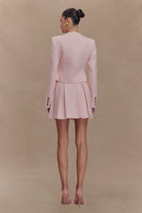 Cleo Boucle Jacket - Powder Pink
