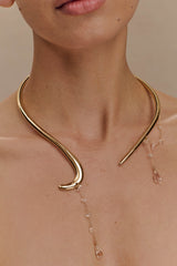 Azura Teardrop Necklace - Gold