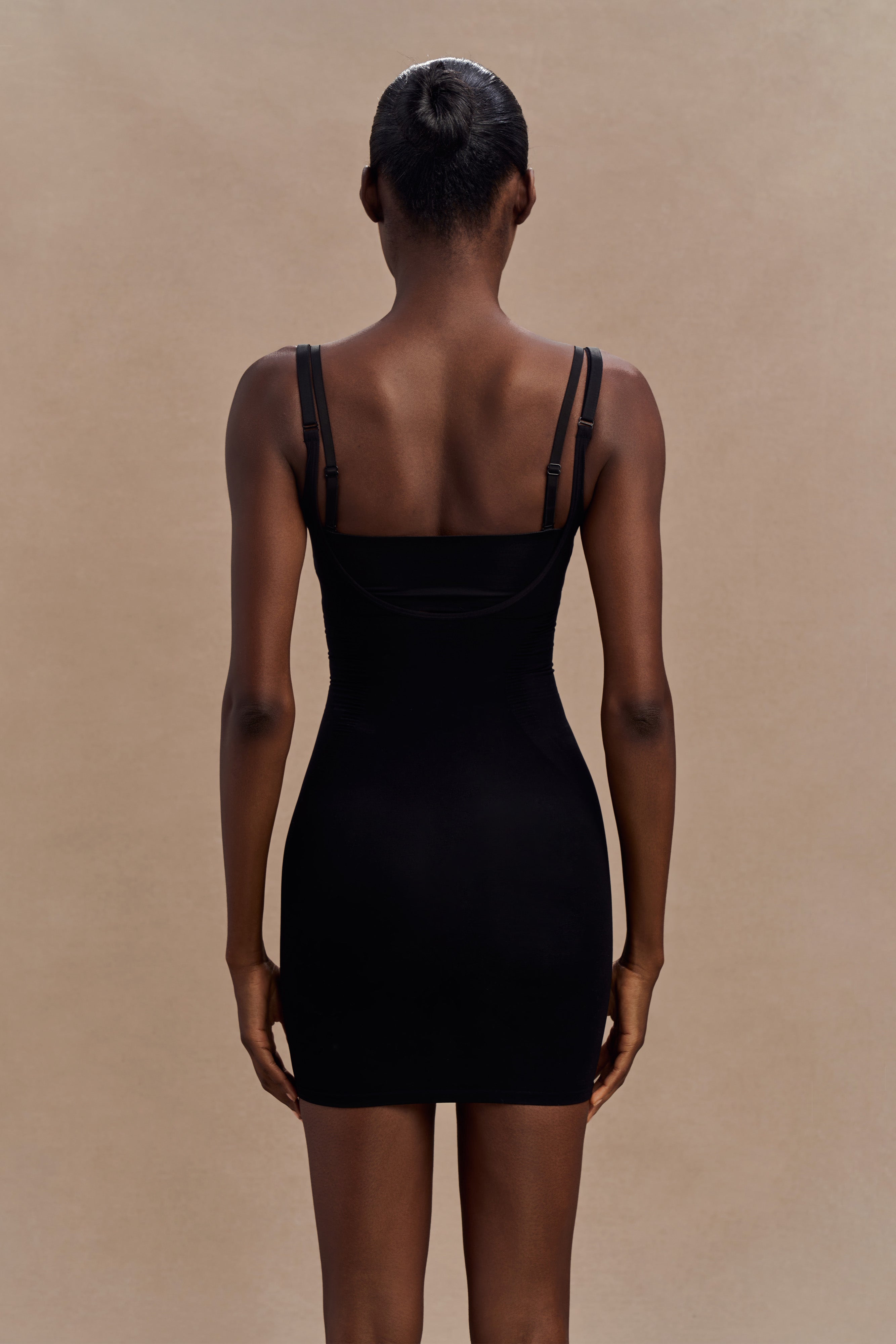 Jocelyn Backless Shapewear Mini Dress - Black