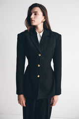 Bellamy Cinched Blazer - Black