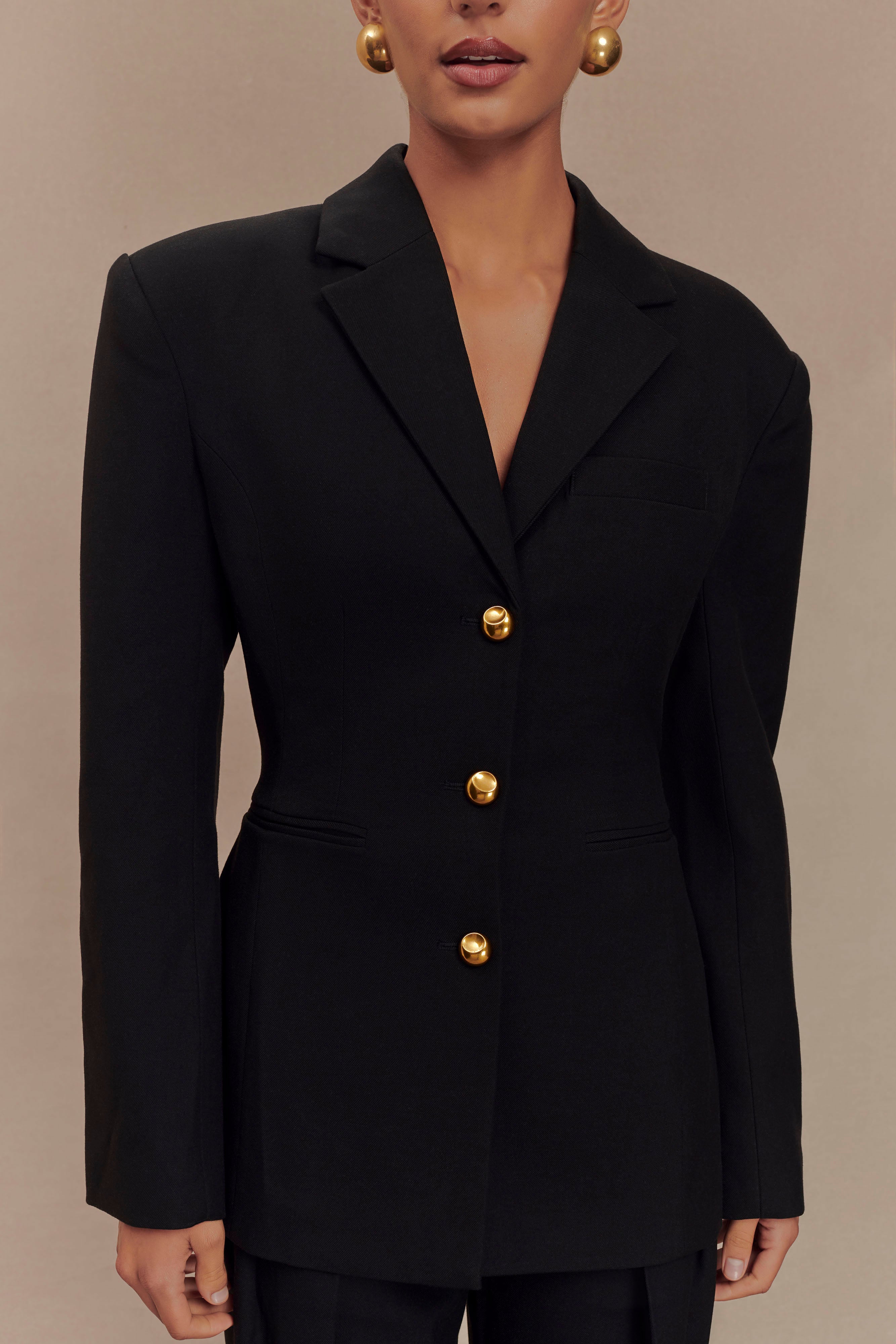 Bellamy Cinched Blazer - Black
