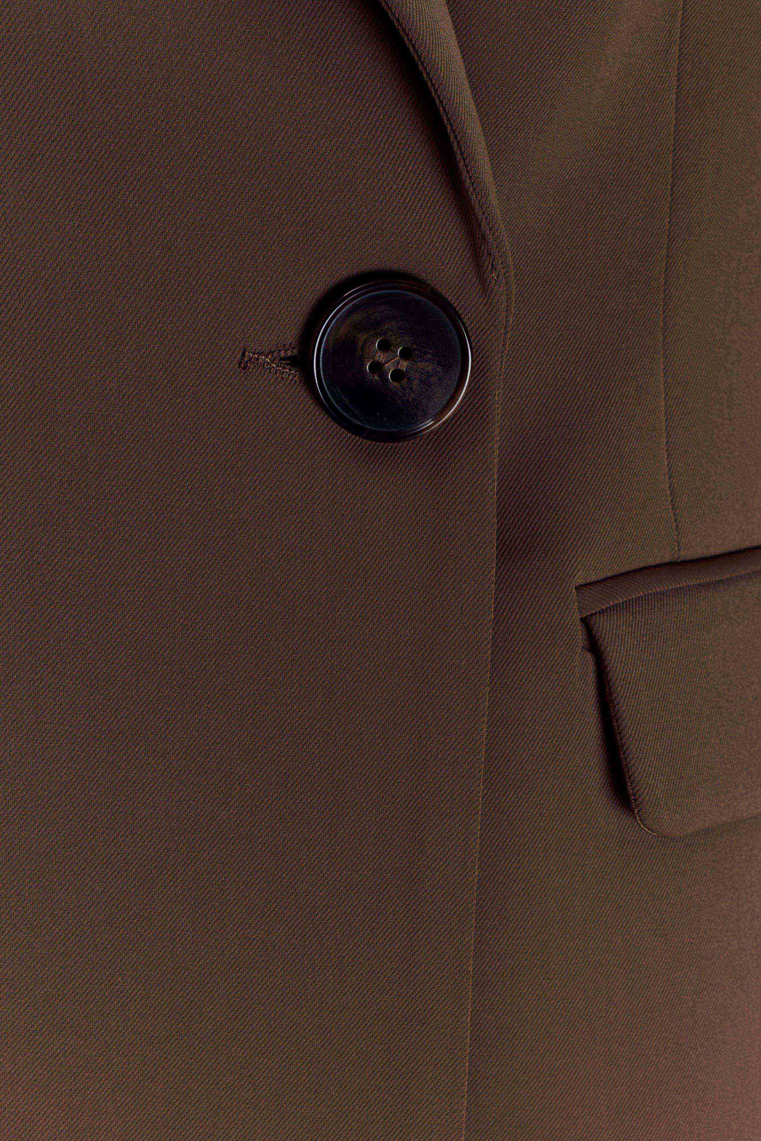 Mateo Oversized Blazer - Cacao Brown