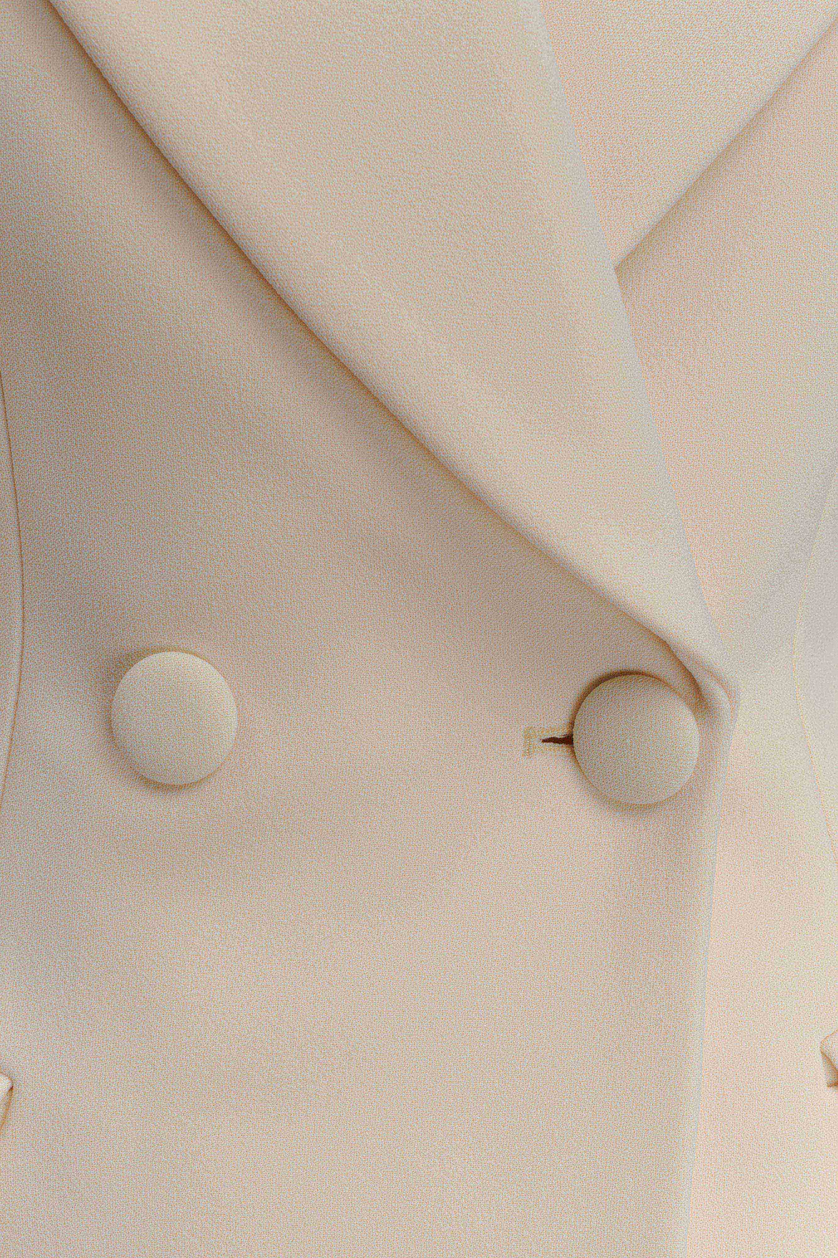 Wesley Structured Blazer - Buttercream