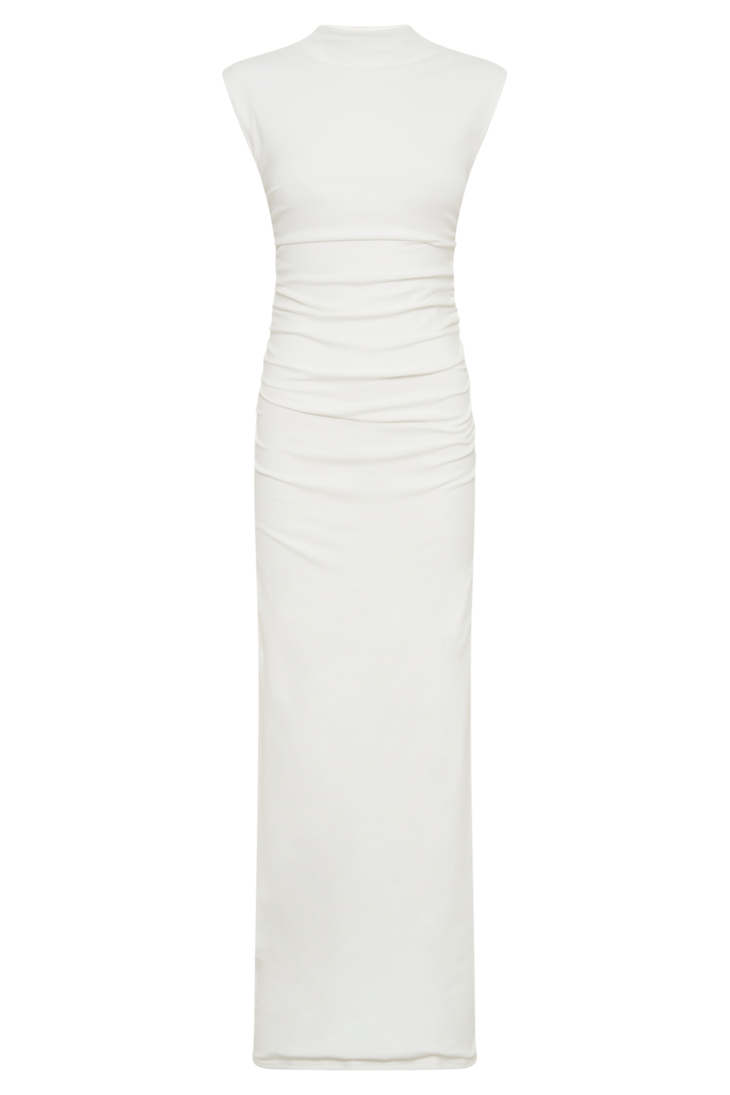 Elliot High Neck Sleeveless Maxi Dress - White