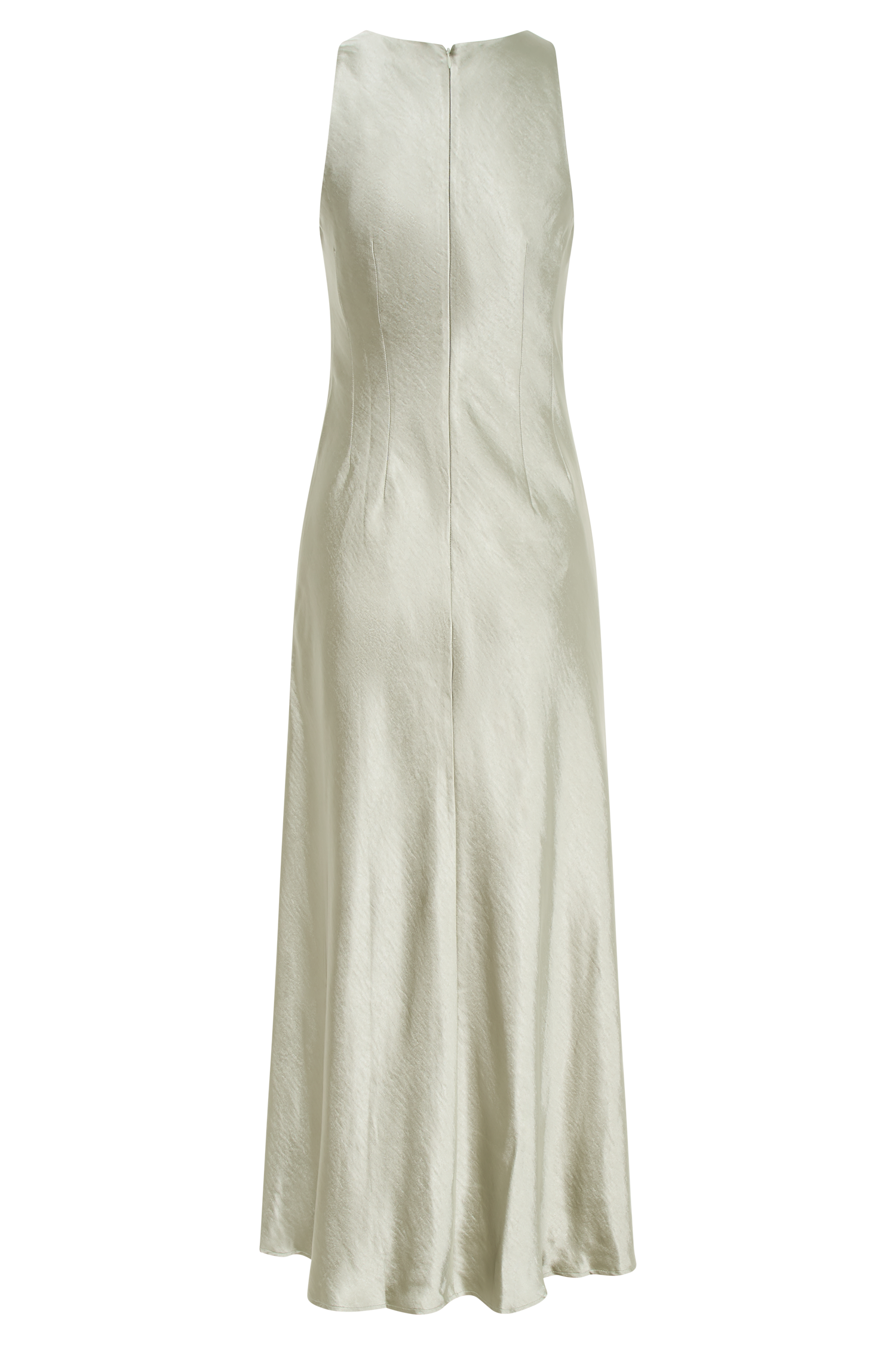 Meghan Satin Maxi Dress - Sage