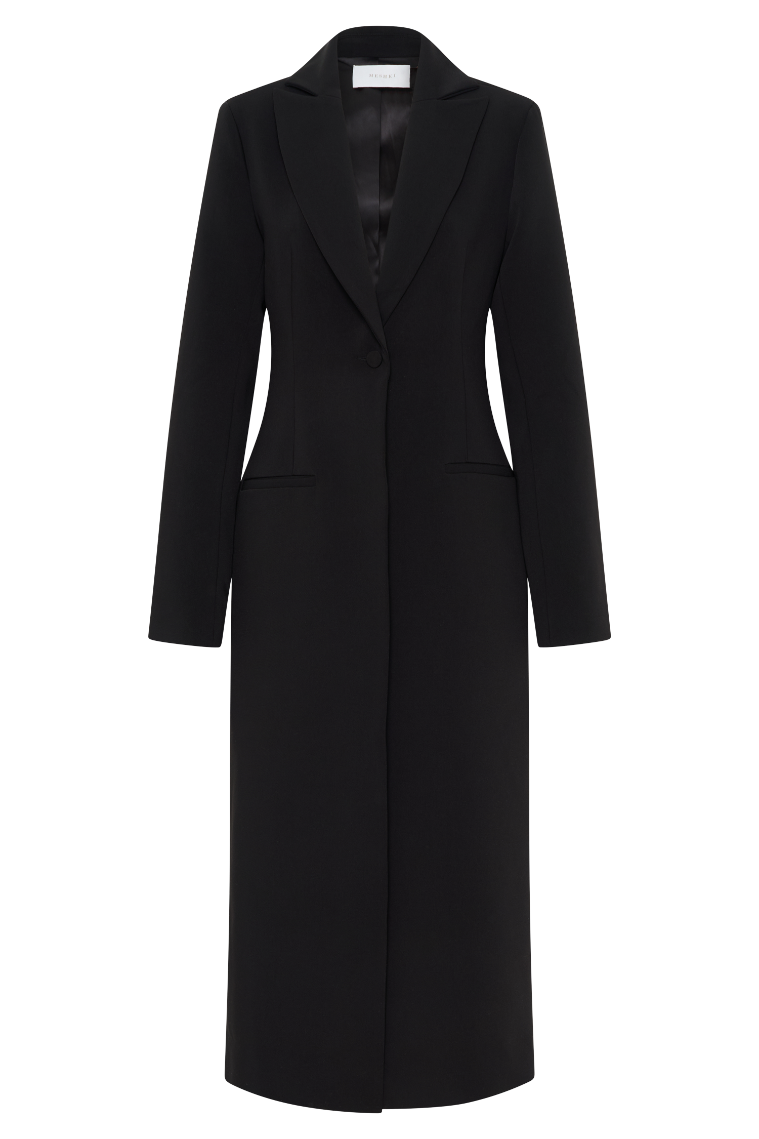 Caviar Suiting Coat - Black