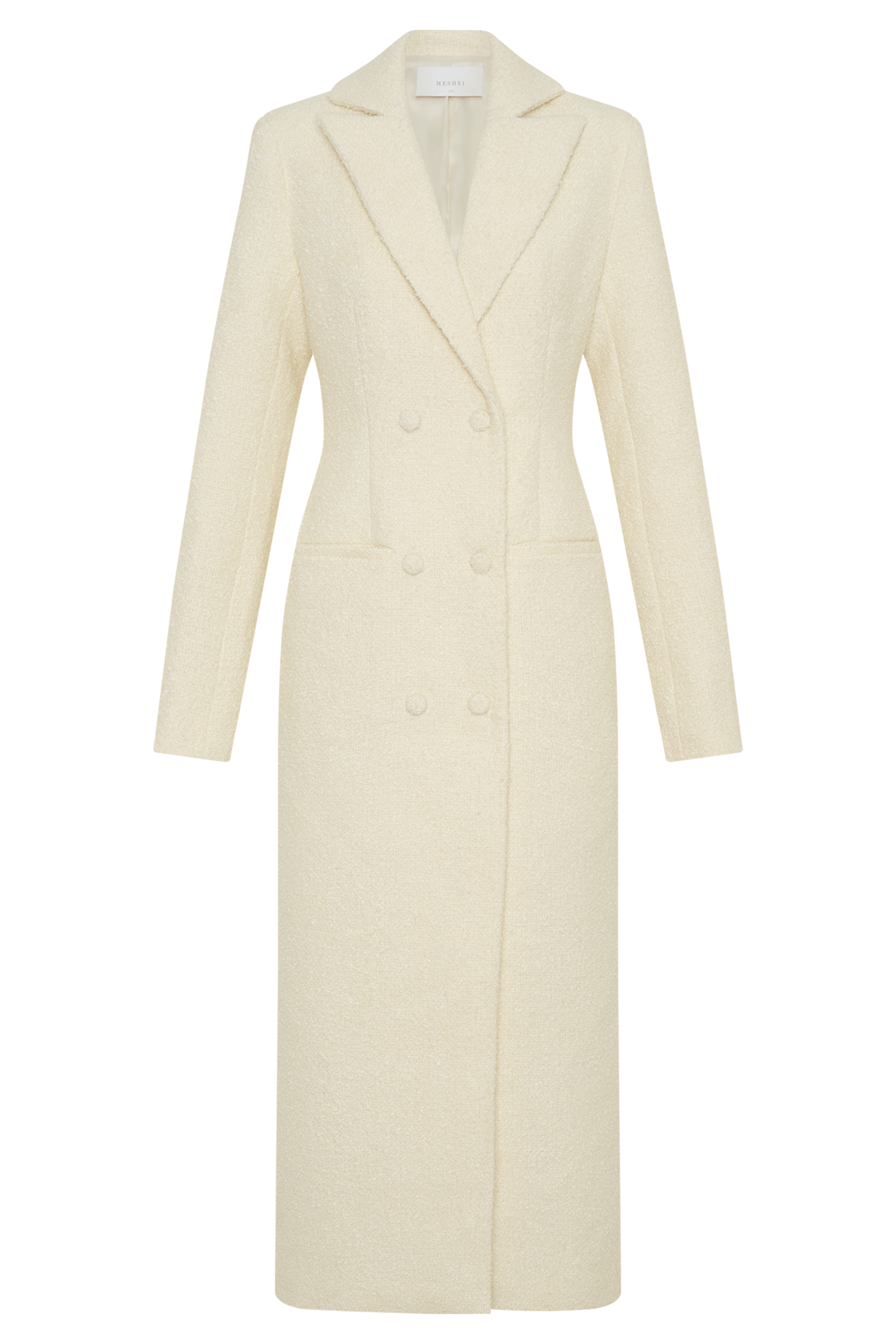 Carver Boucle Coat - Ivory