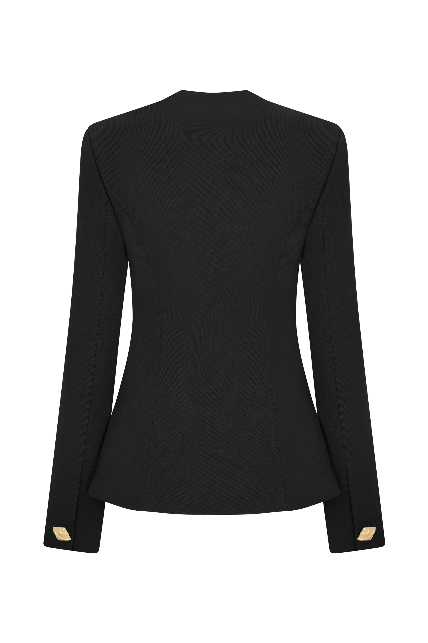 Christel Suiting Fitted Blazer - Black