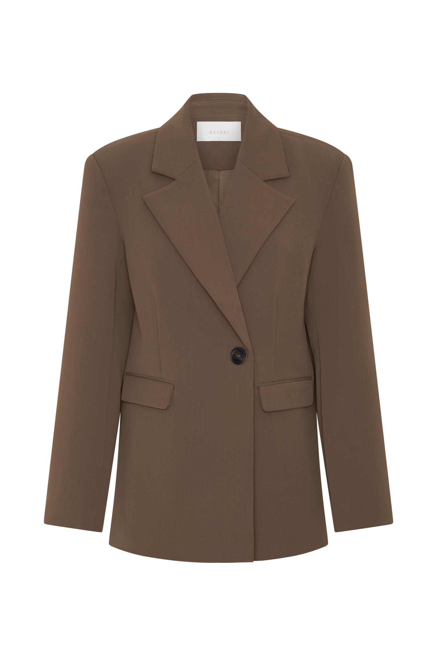 Mateo Oversized Blazer - Cacao Brown