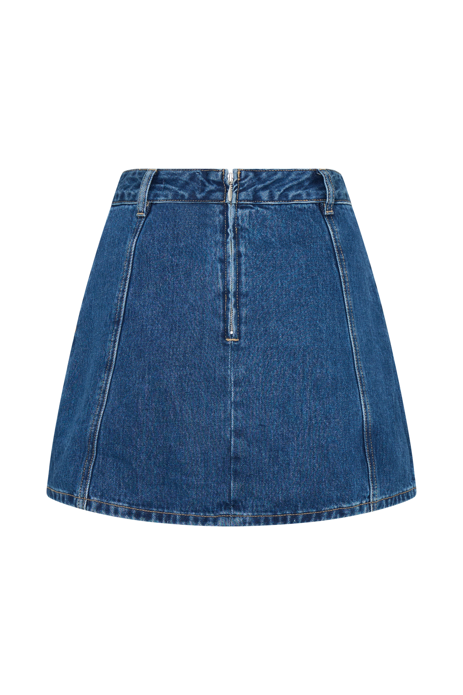 Rosalyn Mini Denim Skort - Dark Blue