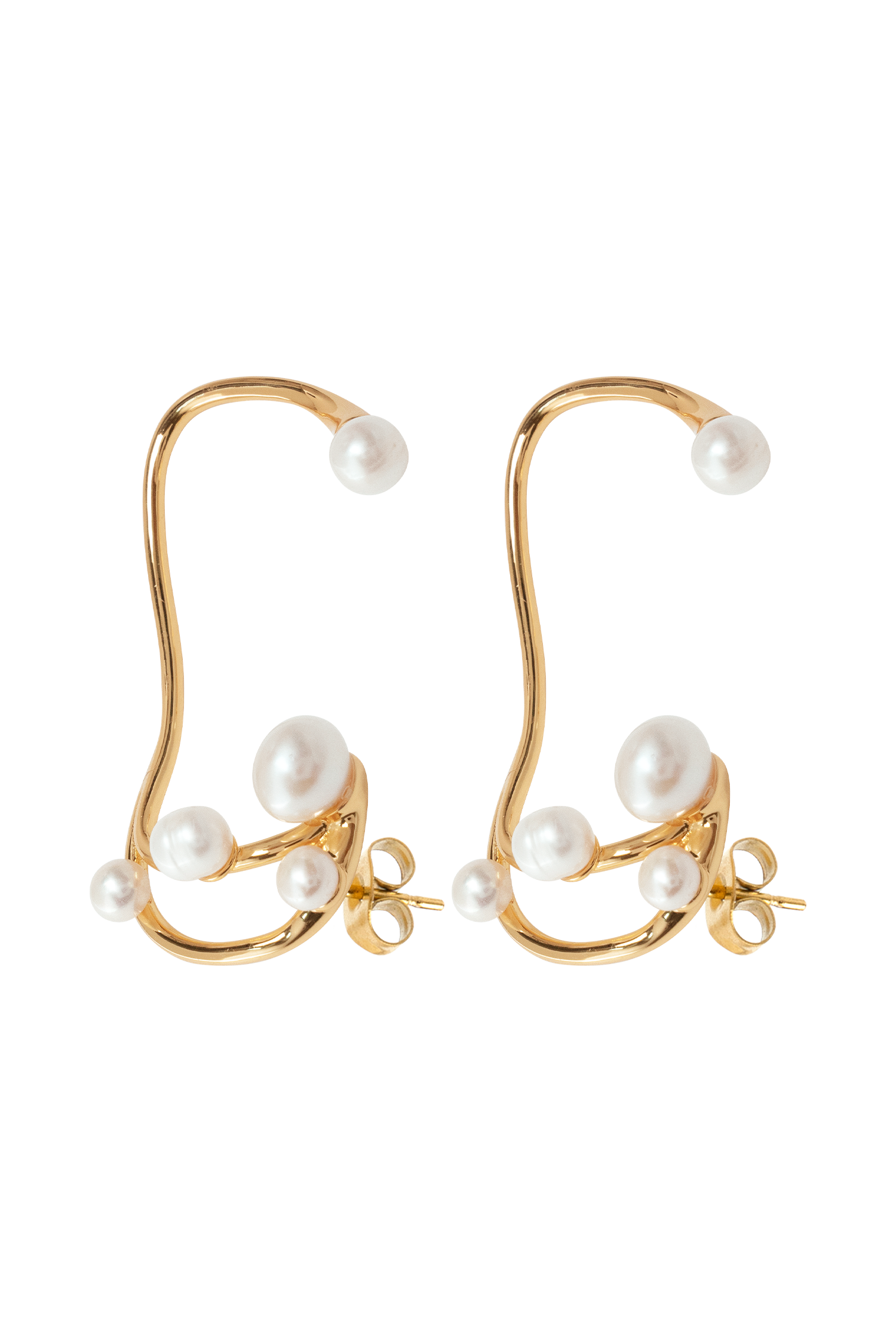 Saskia Freshwater Pearl Ear Cuff - Pearl